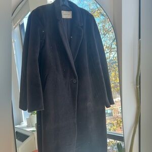 Babaton - Stedman Alpaca Coat - Chocolate Brown